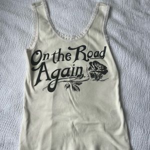 On The Road Again Lace Tank